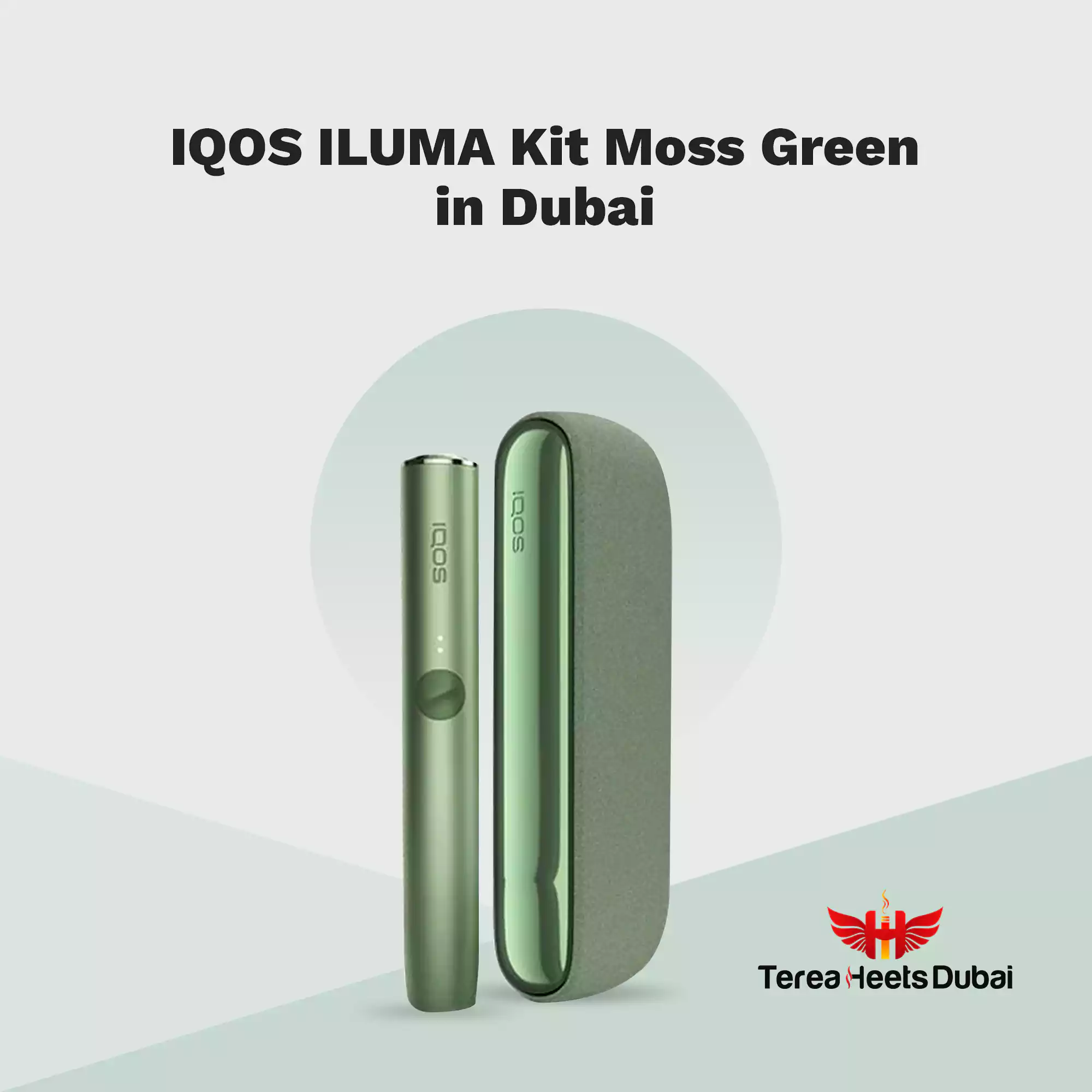 IQOS Iluma Moss Green - Lambda CC Worldwide