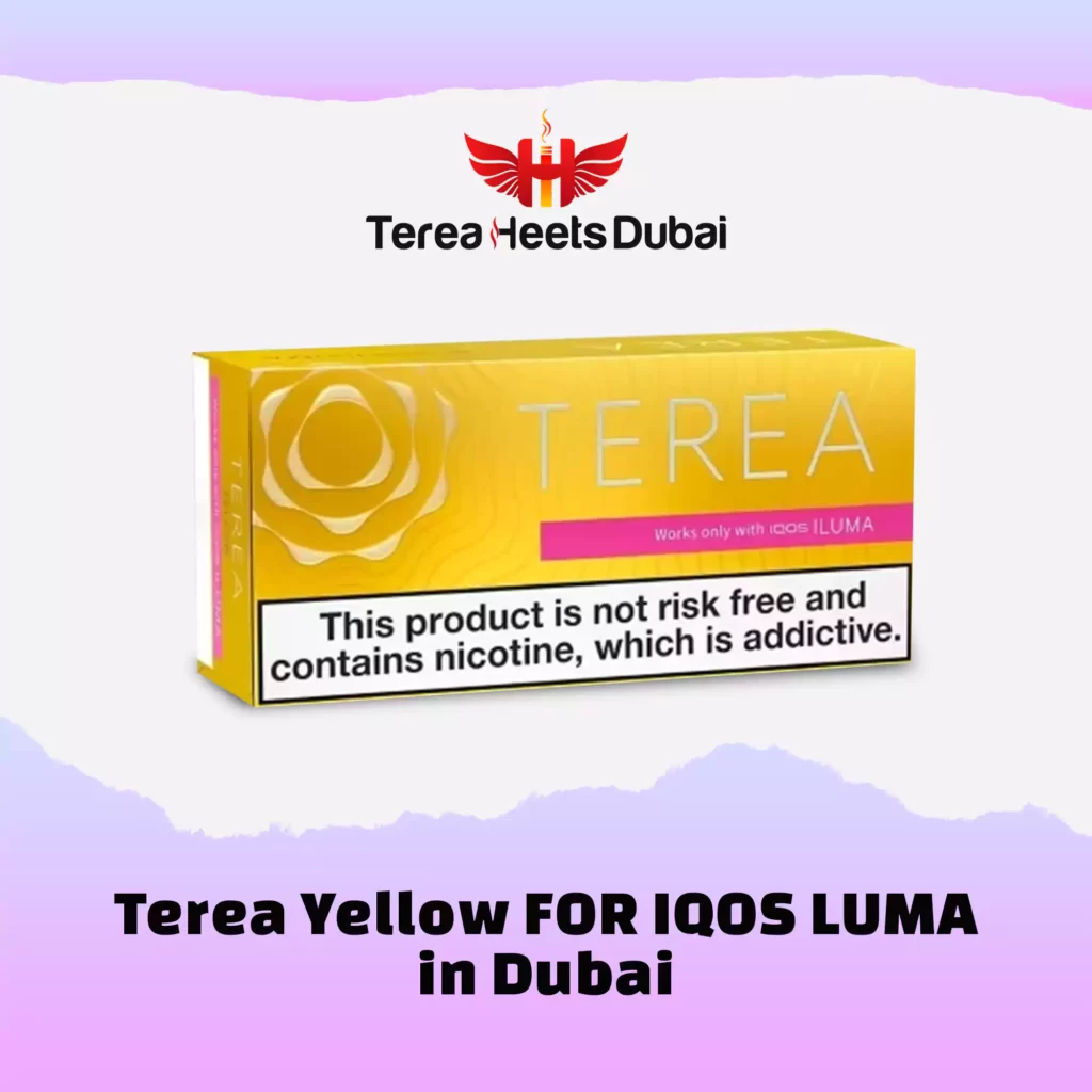 Terea Yellow for IQOS Iluma in Dubai, Ajman , Sharjah, Abu Dhabi, RAK in UAE