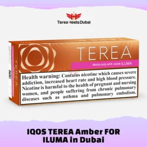IQOS TEREA Amber Italy flavor available in UAE for IQOS Smokers