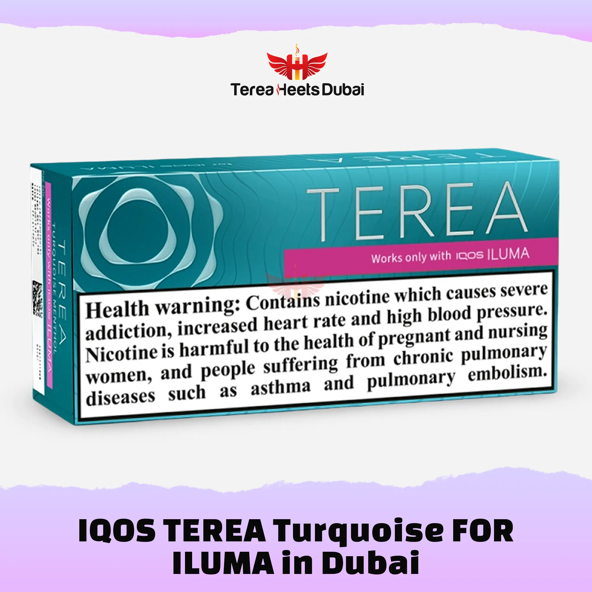 Buy IQOS TEREA Turquoise Menthol Italy In UAE