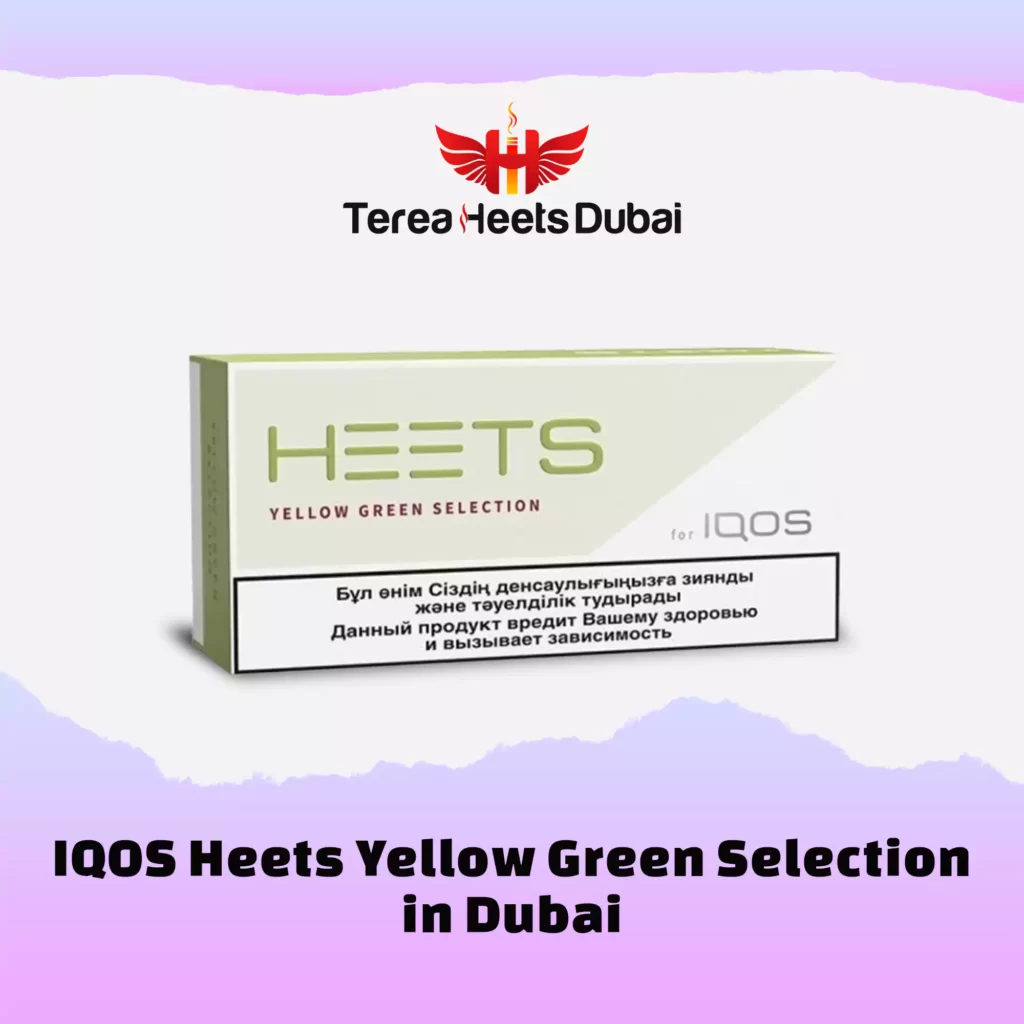 IQOS Heets Yellow Green Selection in Dubai, Ajman, Sharjah, Abu Dhabi, RAK in UAE