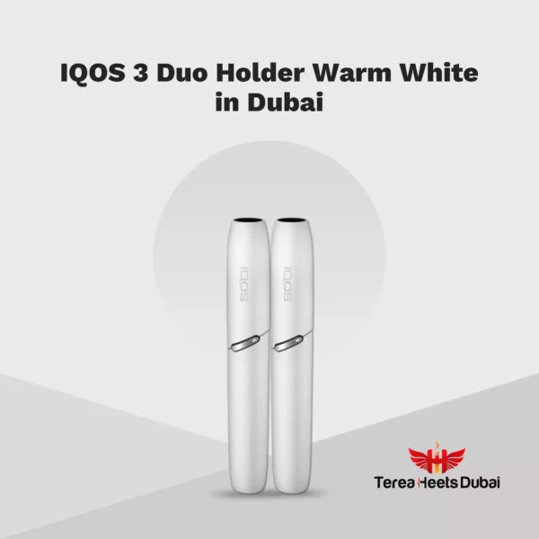 Iqos 3 duo holder in warm white in dubai ajman sharjah abu dhabi, rak in uae