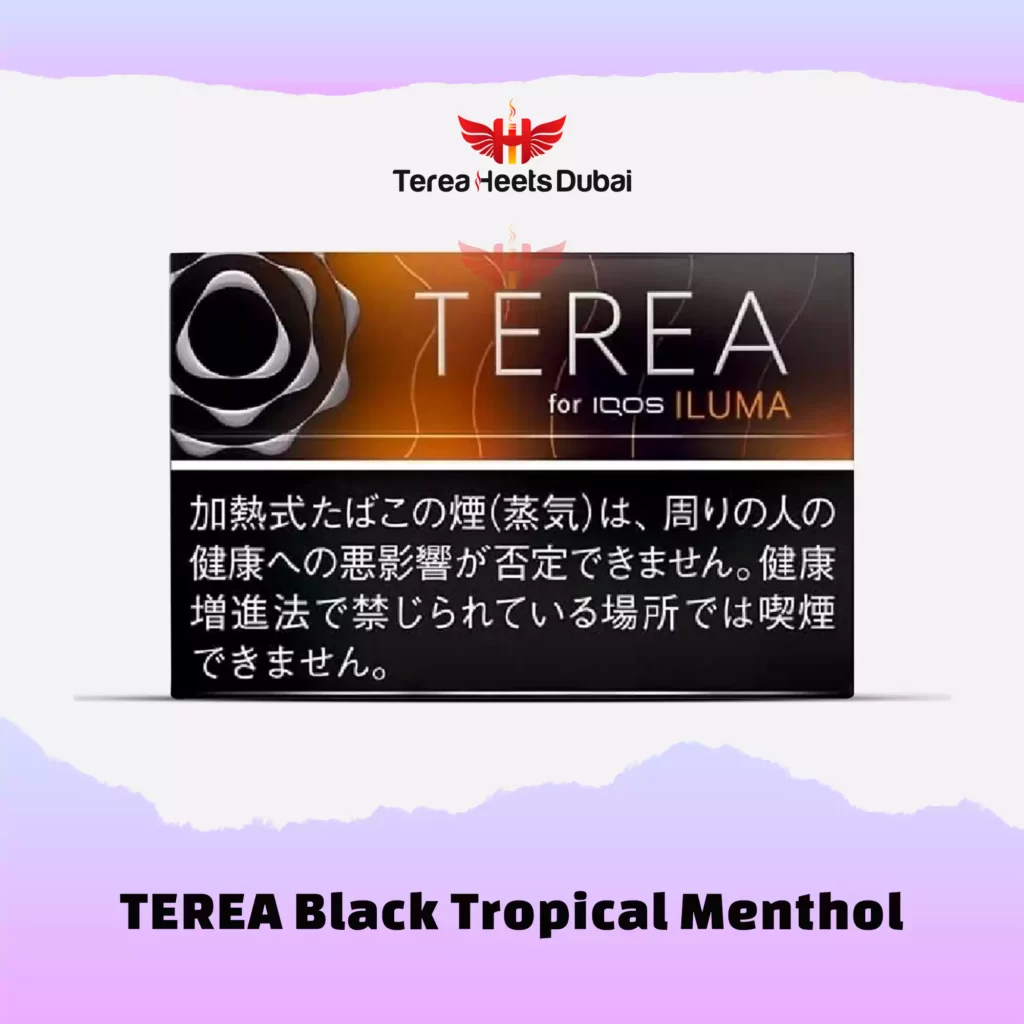 TEREA Black Tropical Menthol in Dubai, Abu Dhabi, Sharjah, Al Ain, Ajman, Ras Al Khaimah, Fujairah, Umm al-Quwain, Khor Fakkan, Kalba, Madinat Zayed, Dibba Al-Fujairah, Ruwais, Ghayathi, Dhaid, Jebel Ali, Liwa Oasis, Hatta, Ras Al Khaimah, Dibba Al-Hisn, Al Jazirah Al Hamra