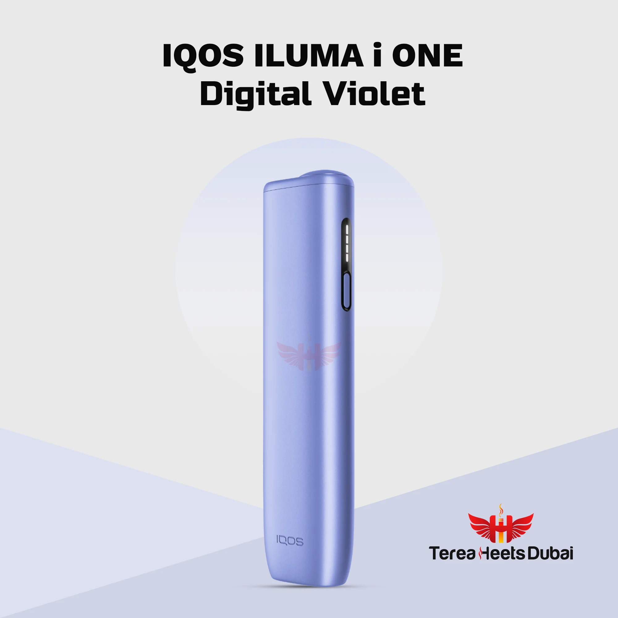 IQOS ILUMA I One Digital Violet 1 IQOS ILUMA i One Digital Violet portable TEREA device displayed with its distinctive violet finish and contemporary styling