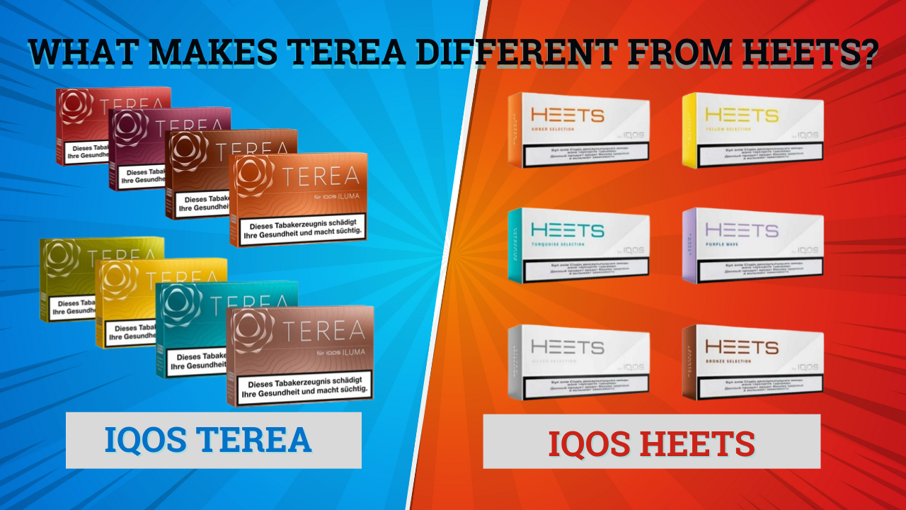 iqos terea et heets difference IQOS TEREA vs. Regular Cigarettes: Which one is Better?