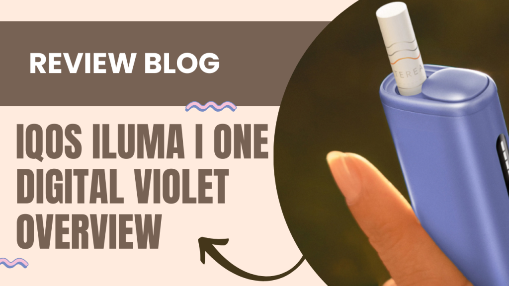 IQOS ILUMA i One Digital Violet Modern, Clean, and Stylish Heat-Not-Burn Device