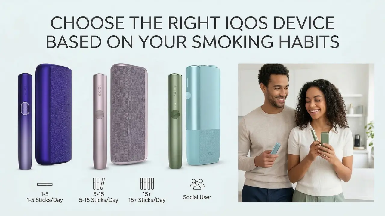 Choose the Right IQOS Device Based on Your Smoking Habits in Dubai