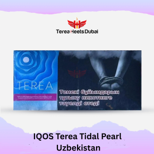 IQOS Terea Tidal Pearl Uzbekistan carton – deep peppermint menthol capsule sticks for IQOS ILUMA UAE