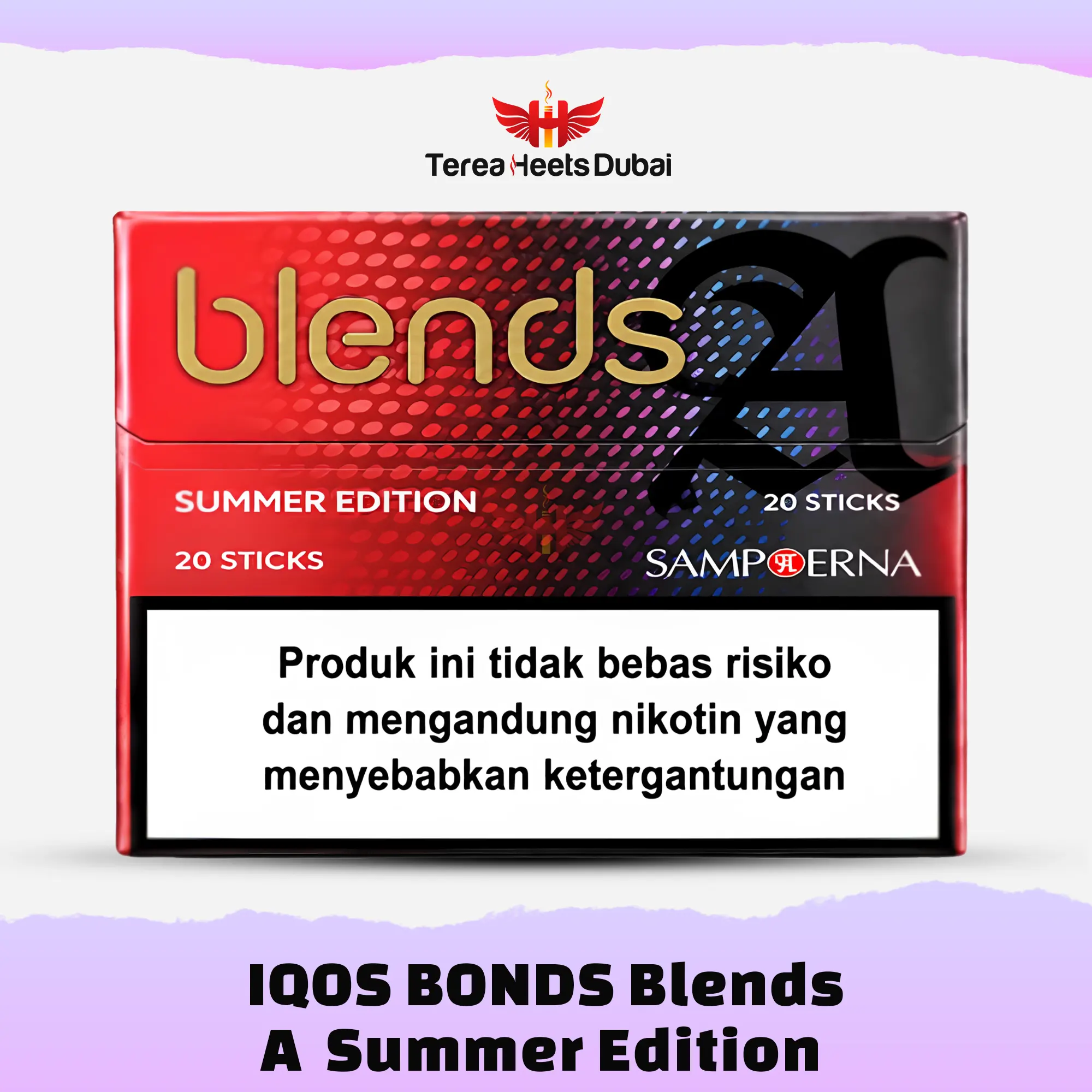 BLENDS A Summer Edition for IQOS Bonds 1 BLENDS A Summer Edition for IQOS BONDS product image with Indonesian clove and exotic fruit flavor in UAE